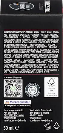 Balea MEN Lift Effect 24h Face Cream, 50 ml