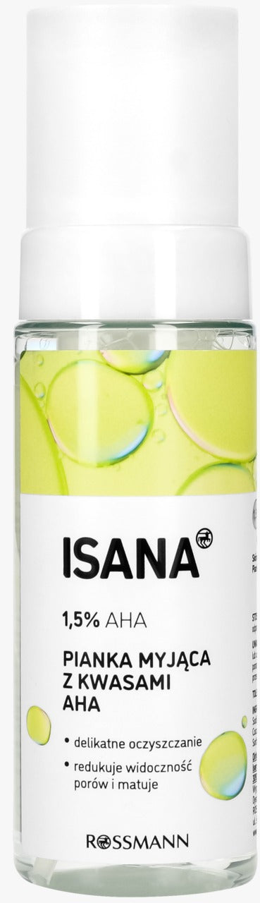 ISANA Love Your Skin AHA 煥膚潔面慕斯 165 ml