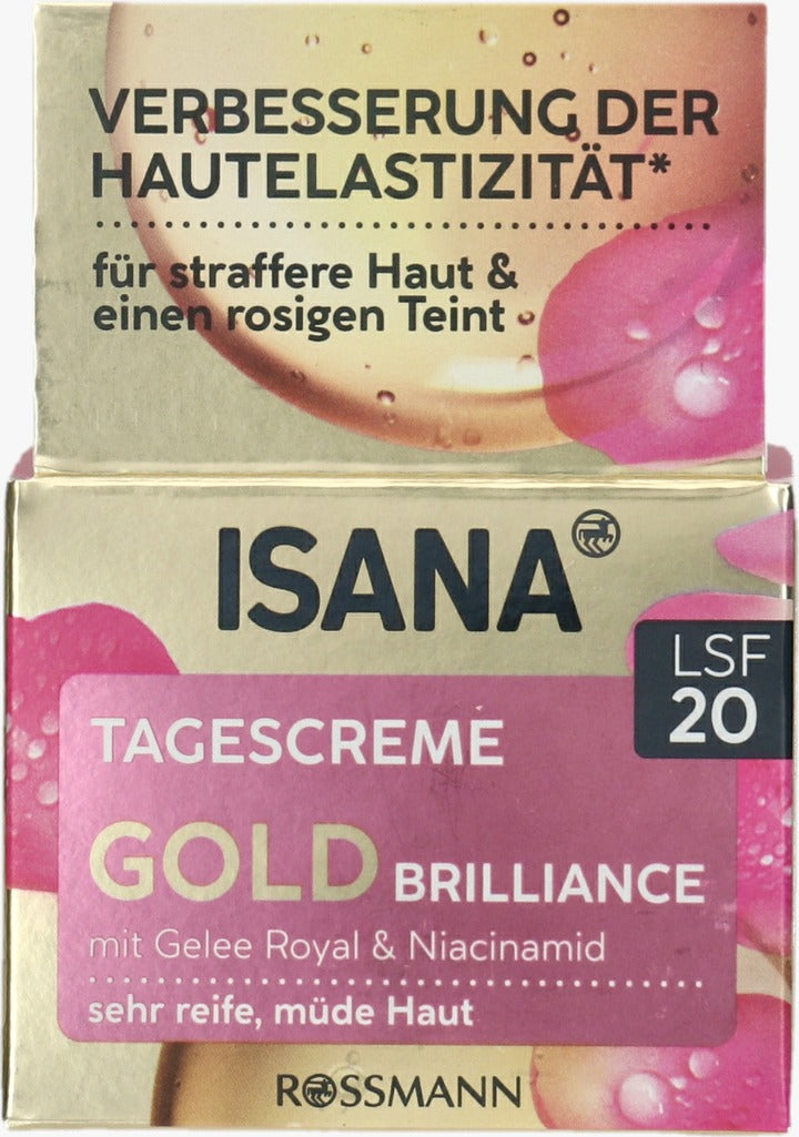 ISANA Gold Brilliance 金萃奢華日間防護面霜 SPF 20, 50 ml