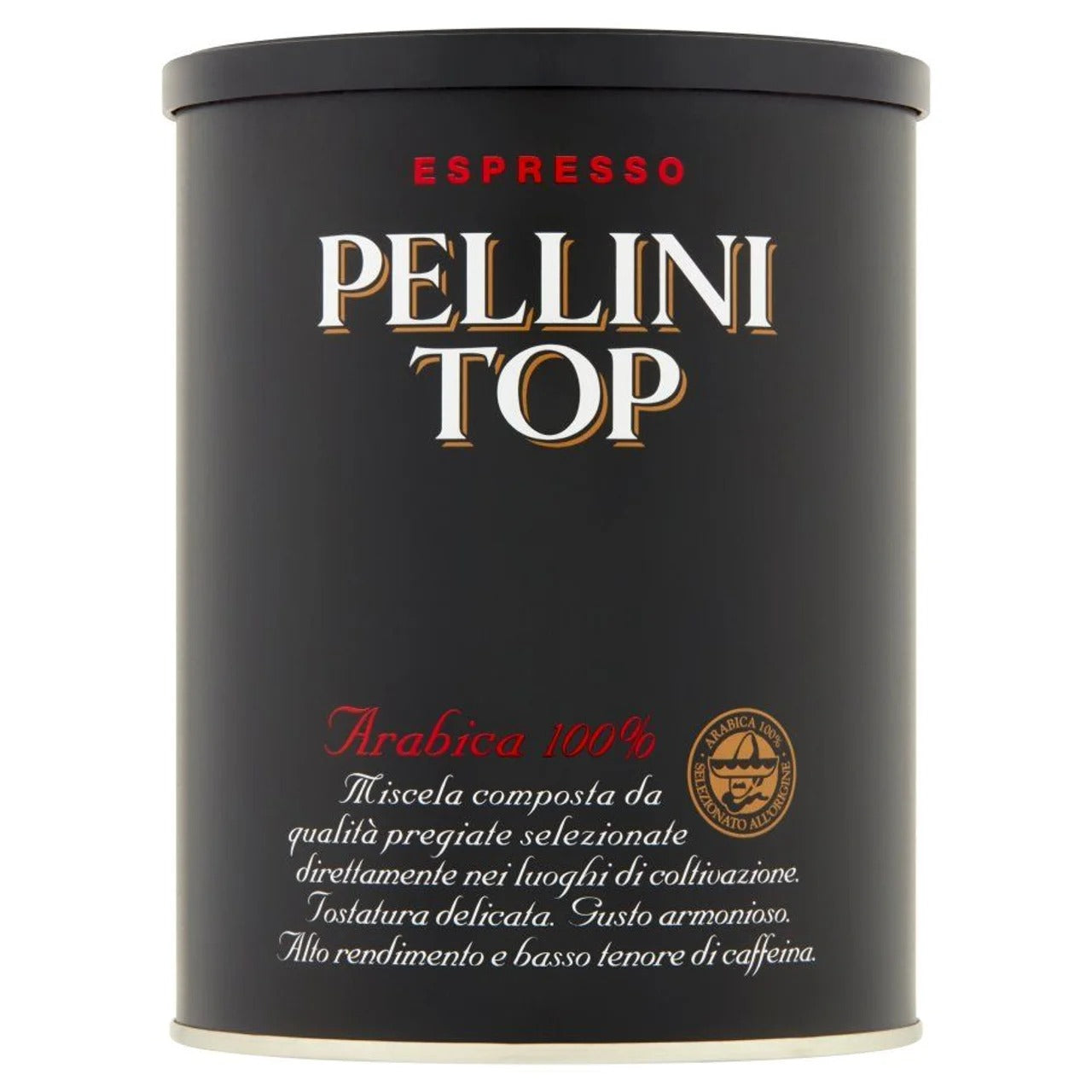 Pellini Top 頂級 100% 阿拉比卡義式濃縮研磨咖啡粉 250 g