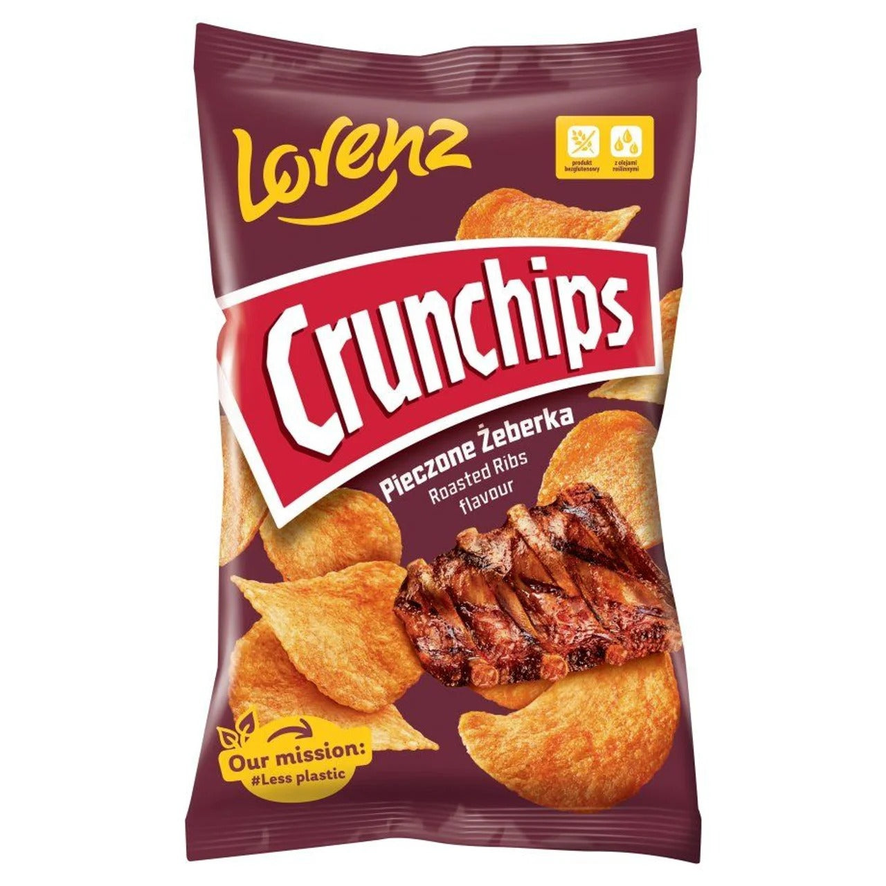 Crunchips 炭烤豬肋排風味洋芋片 130 g
