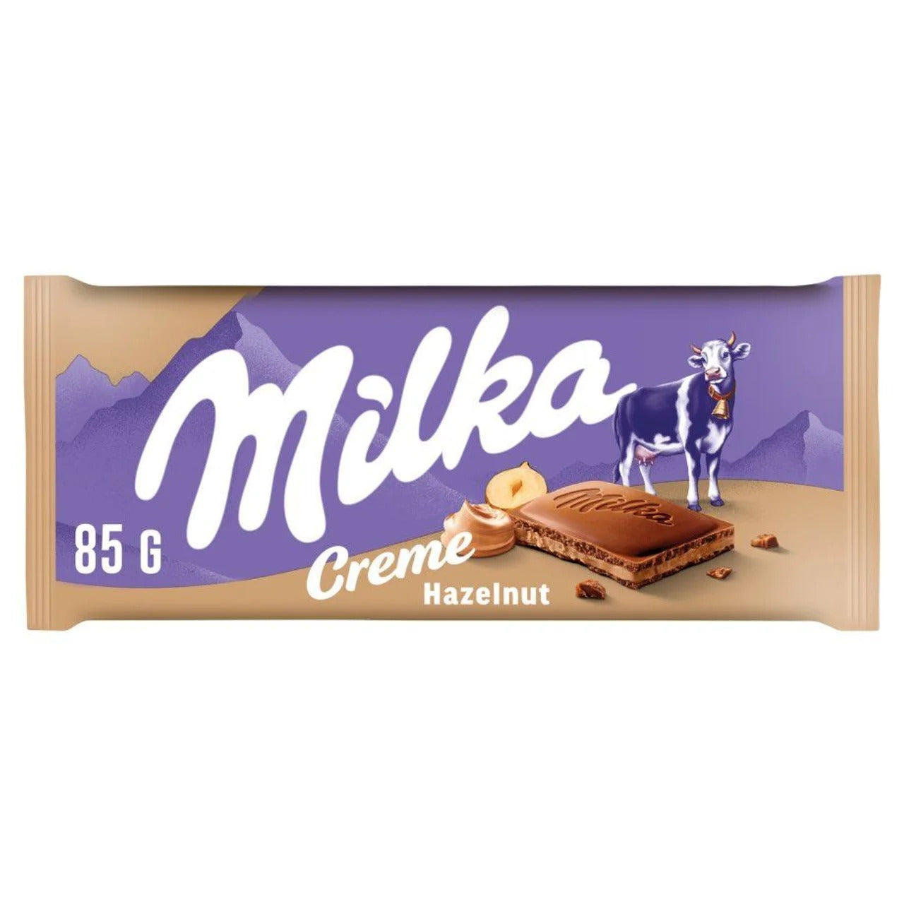Milka 妙卡榛果乳霜夾心牛奶巧克力 85 g
