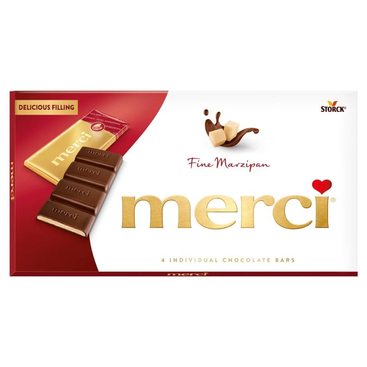 Merci 經典杏仁膏 夾心黑巧克力 112 g