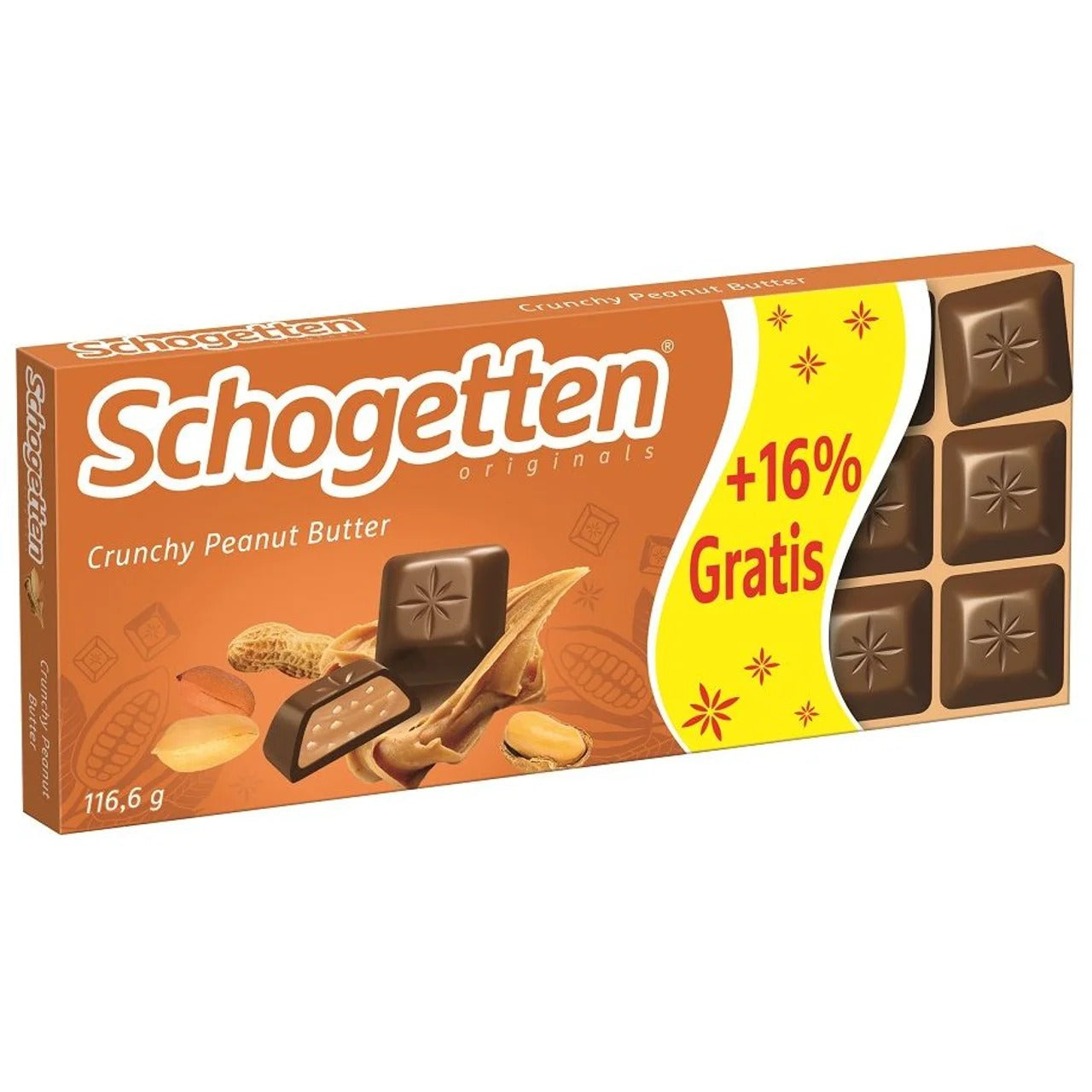 Schogetten 花生醬夾心牛奶巧克力 116 g