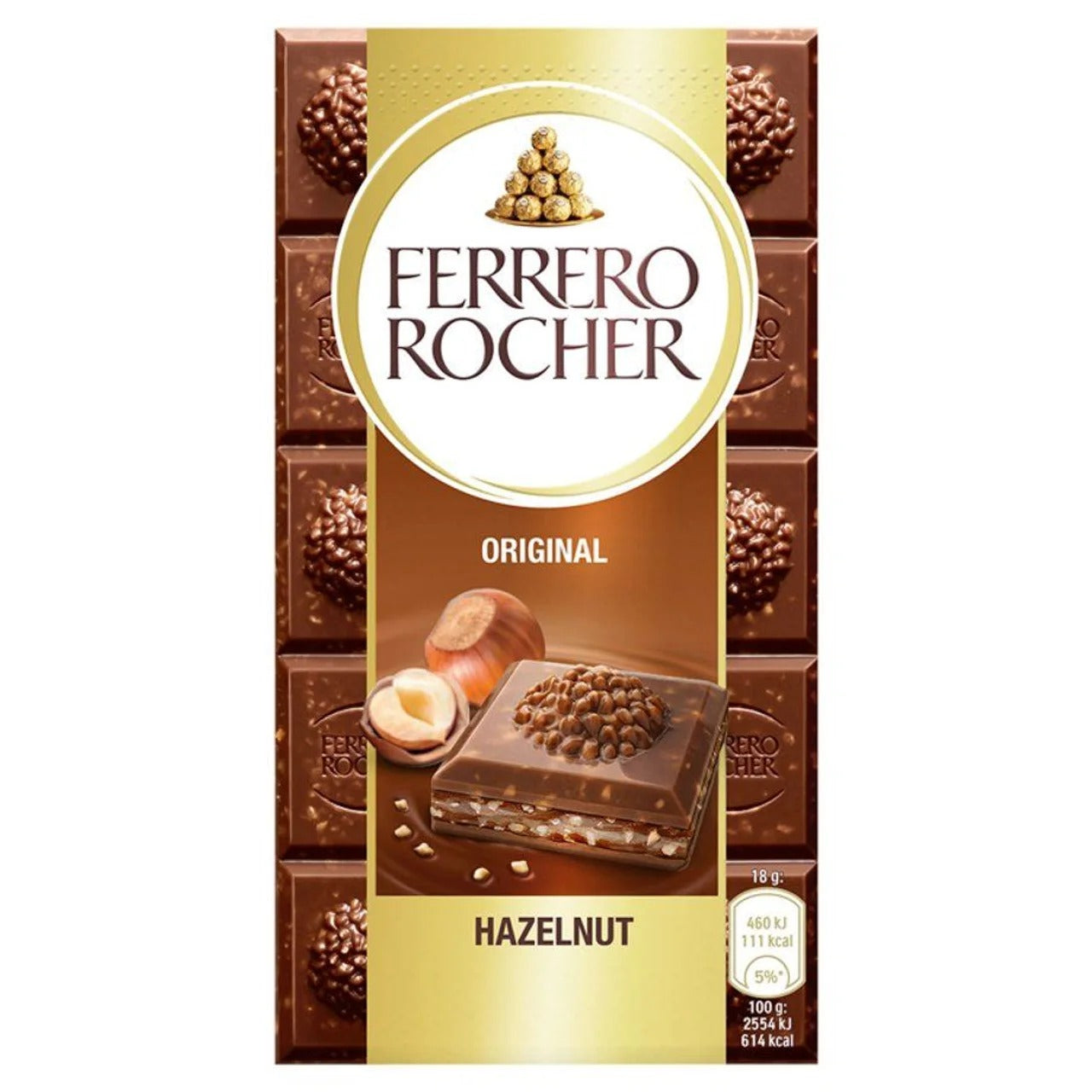 Ferrero Rocher 經典榛果牛奶巧克力片裝 90 g