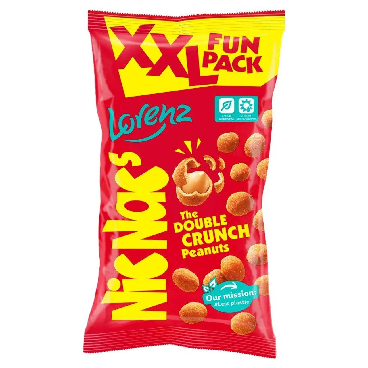 NicNac’s – Double-Roasted Peanuts in a Crunchy Spicy Coating (Big Pack) 250 g