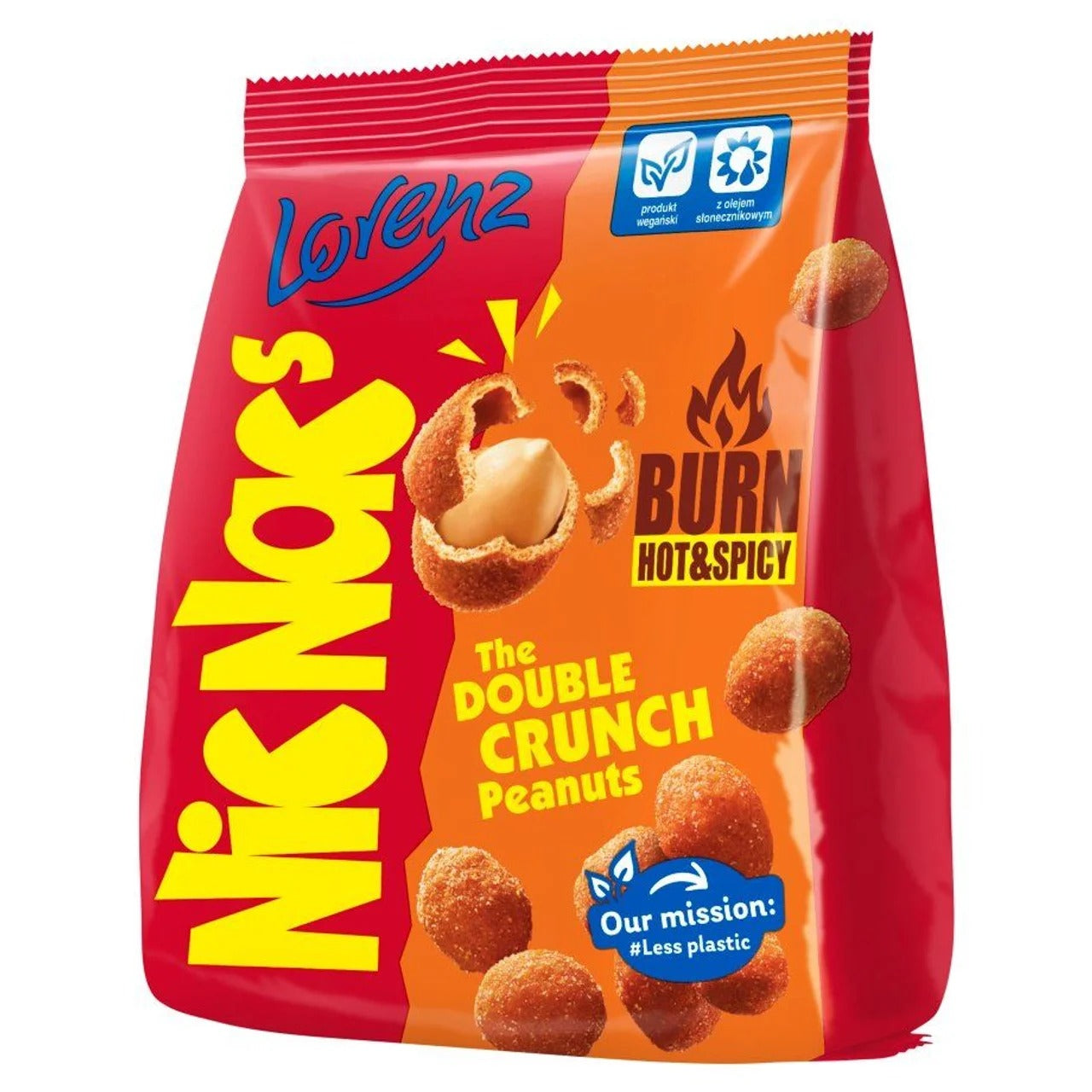 NicNac’s – Double-Roasted Peanuts in a Crunchy Hot Spicy Coating 110 g