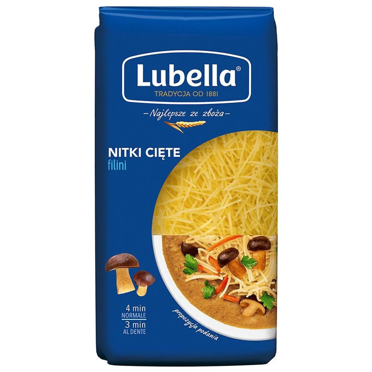 Lubella 切段細麵（Nitki Cięte）400 g