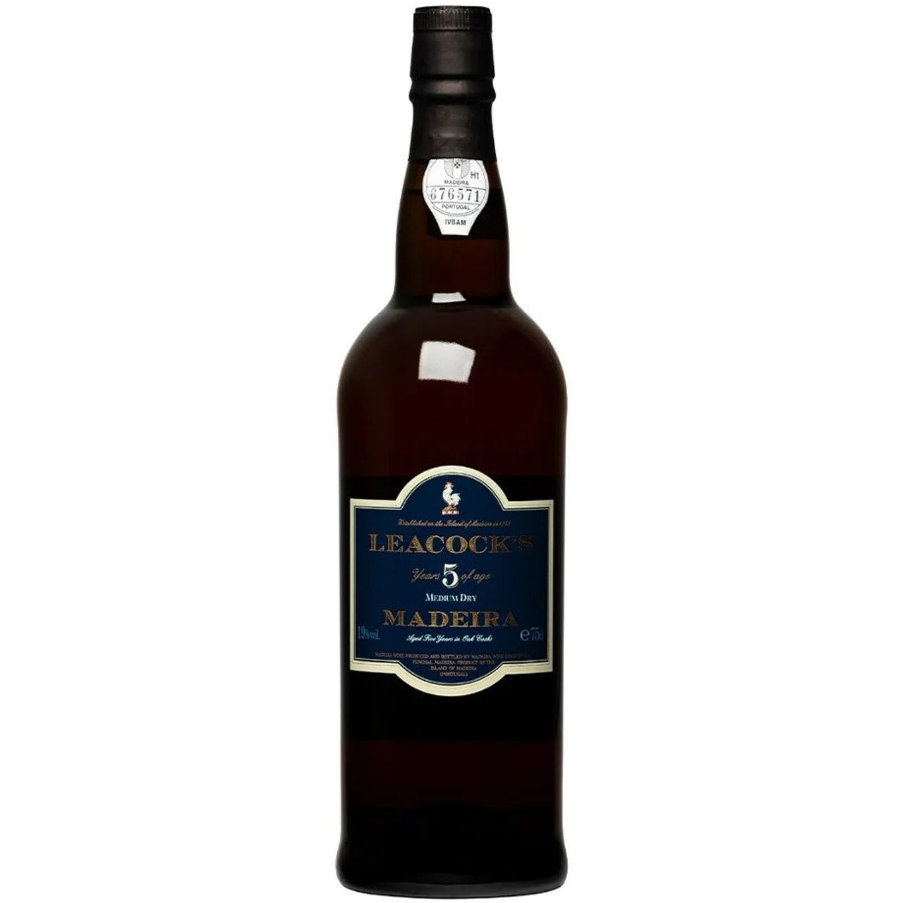 Leacock's 葡萄牙馬德拉 5 年陳釀半乾型加烈葡萄酒 750 ml