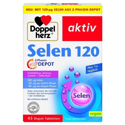 Doppelherz Selenium 120 µg Long-Term Release (4 Capsules)