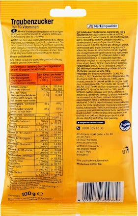 Mivolis Dextrose Lozenges Orange Flavor 100g