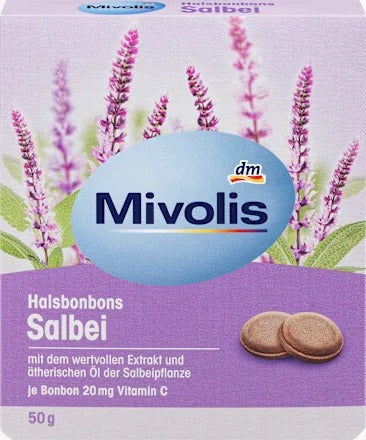 Mivolis Sage Throat Lozenges 50g