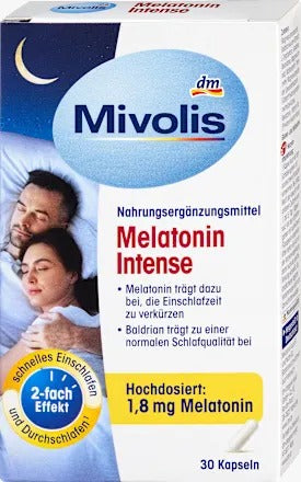 Mivolis Melatonina Intense 強效助眠膠囊 30粒/23g