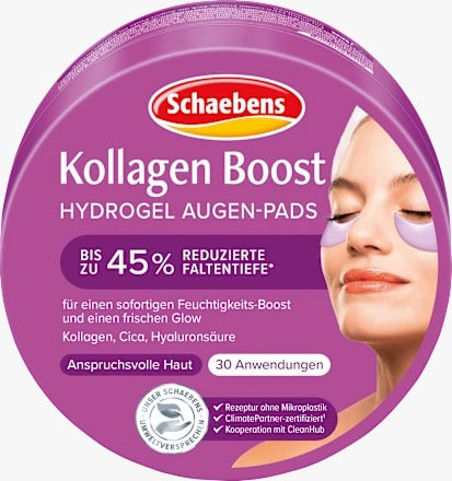 Schaebens 雪本詩 膠原蛋白彈力水凝膠眼膜 (30對)
